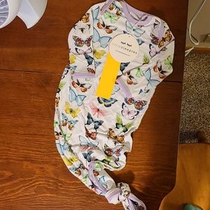Little Sleepiest Infant Gown butterflies